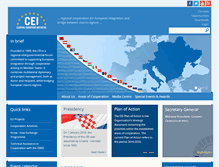 Tablet Screenshot of cei.int