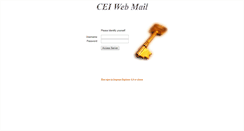 Desktop Screenshot of ceimail.cei.com.sg