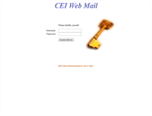 Tablet Screenshot of ceimail.cei.com.sg