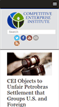 Mobile Screenshot of cei.org