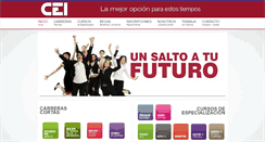 Desktop Screenshot of cei.edu.uy
